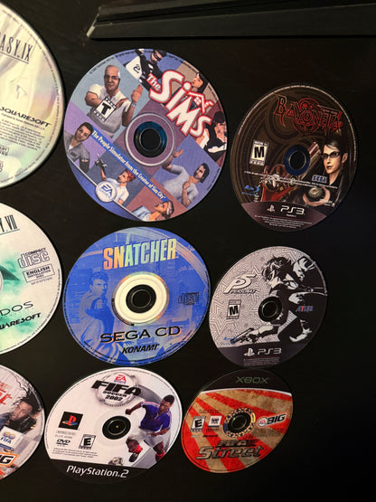 GAME CD DECOR SET