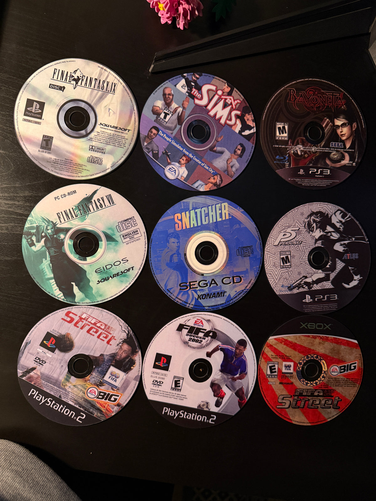 GAME CD DECOR SET