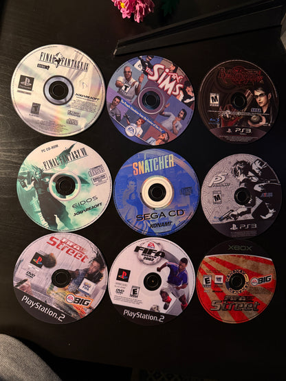 GAME CD DECOR SET