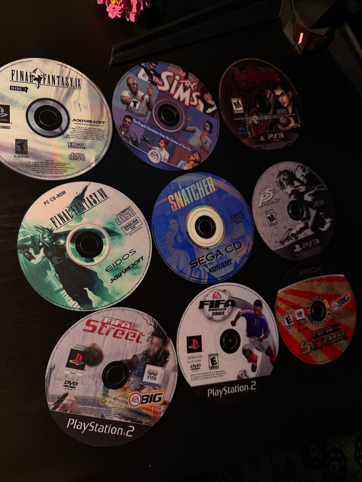 GAME CD DECOR SET