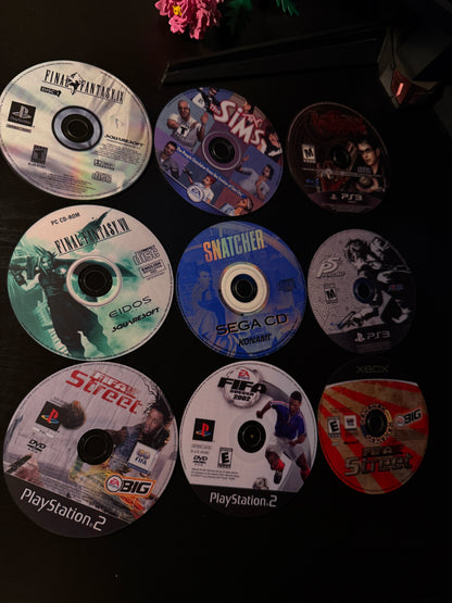 GAME CD DECOR SET