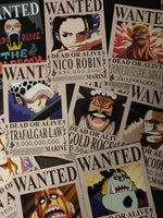 ONE PIECE WANTED POSTERS - WALL COLLAGE POSTERS