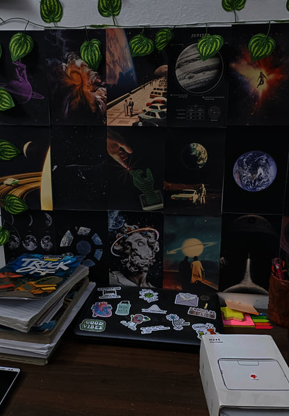 SPACEWAVE AESTHETIC - WALL COLLAGE POSTERS
